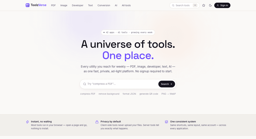 Toolzverse