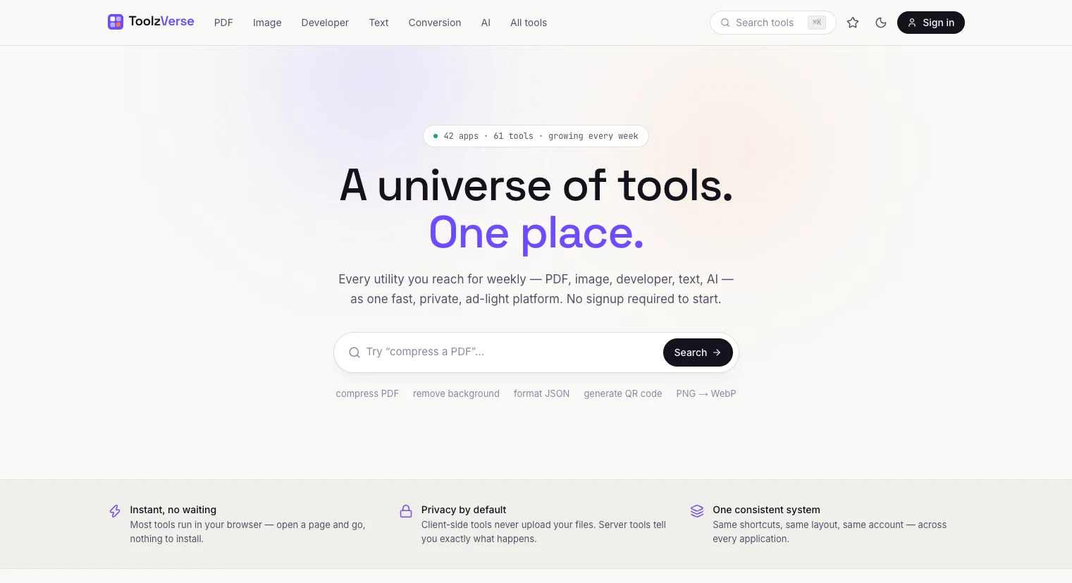 Toolzverse